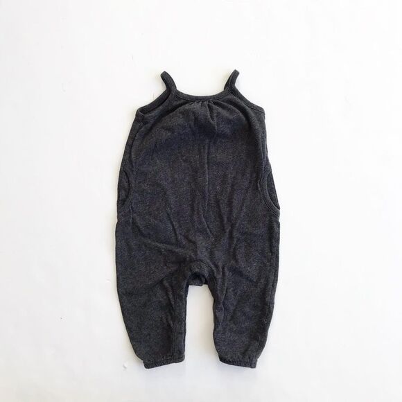 Old Navy gray tank jumper  romper EUC 3-6 months - Picture 1 of 4